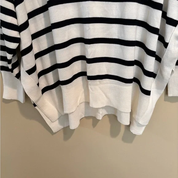 Striped Sweater with Heart Patch - Picture 8 of 9